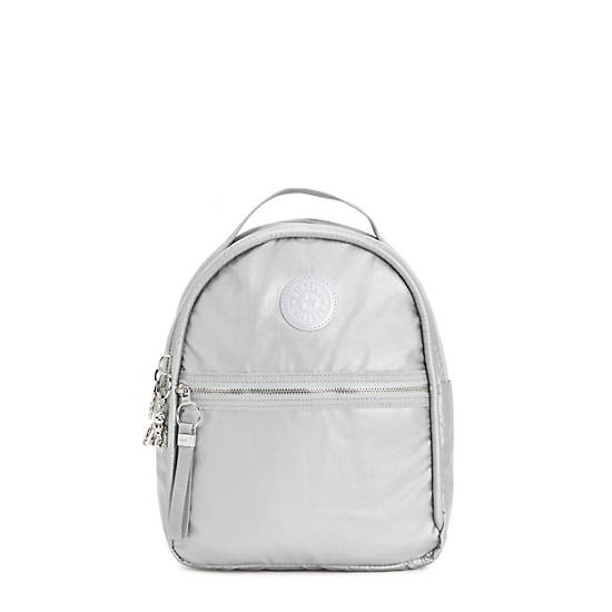 Kipling Kae Classic Metallic Backpacks Bright Metallic | CA 1587VR